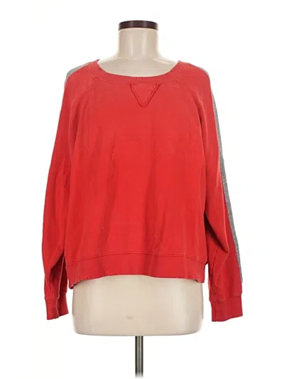 Pre-owned Splendid Pullover Sweater In Red