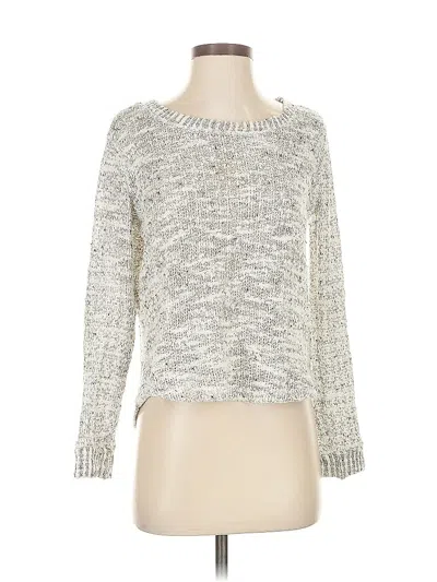 Pre-owned Splendid Pullover Sweater In Silver