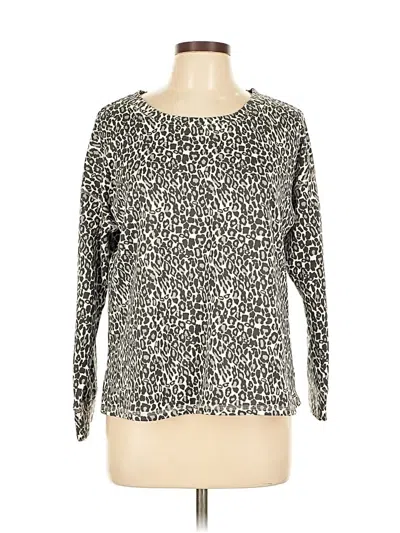 Pre-owned Splendid Pullover Sweater In Silver