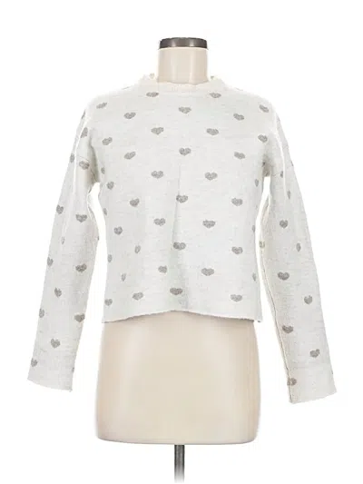 Pre-owned Splendid Pullover Sweater In Silver