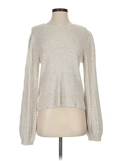 Pre-owned Splendid Pullover Sweater In Silver