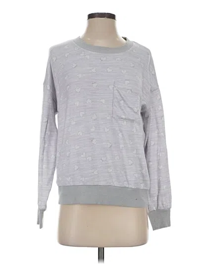 Pre-owned Splendid Pullover Sweater In Silver