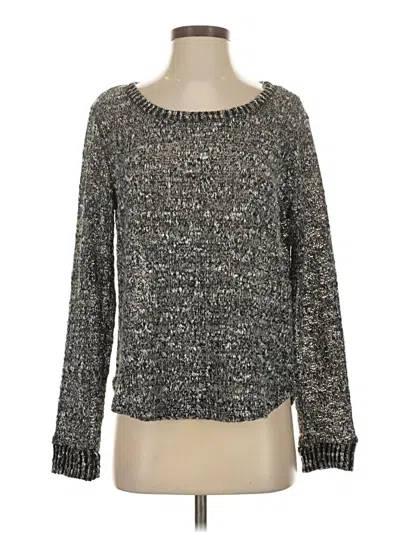 Pre-owned Splendid Pullover Sweater In Silver