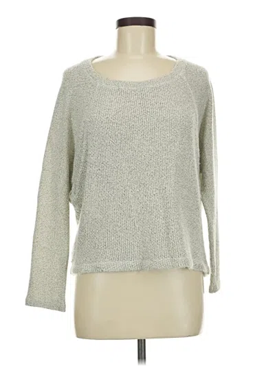 Pre-owned Splendid Pullover Sweater In Silver