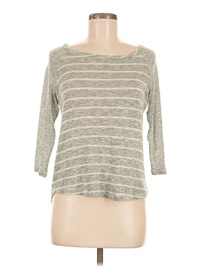 Pre-owned Splendid Pullover Sweater In Silver