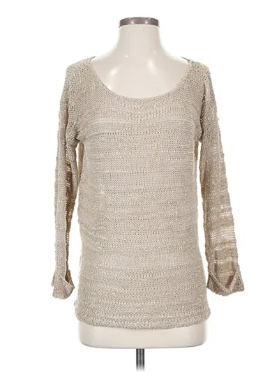 Pre-owned Splendid Pullover Sweater In Silver