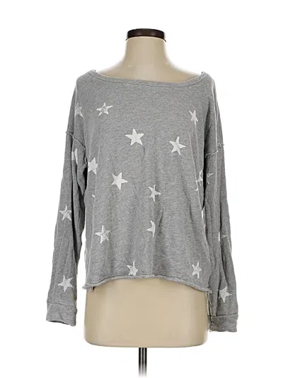 Pre-owned Splendid Pullover Sweater In Silver