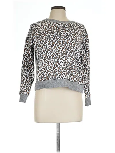 Pre-owned Splendid Pullover Sweater In Silver