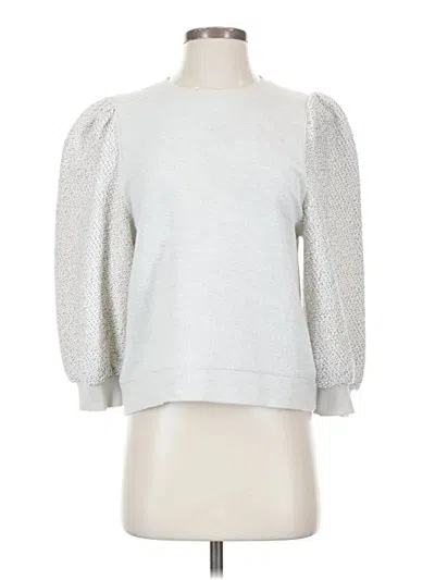 Pre-owned Splendid Pullover Sweater In Silver