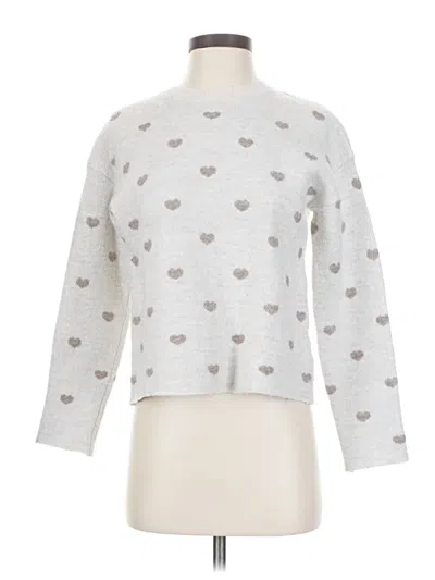 Pre-owned Splendid Pullover Sweater In Silver