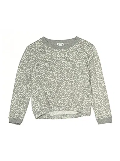 Pre-owned Splendid Kids' Pullover Sweater In Silver