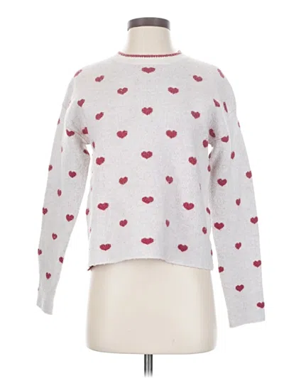 Pre-owned Splendid Pullover Sweater In Silver