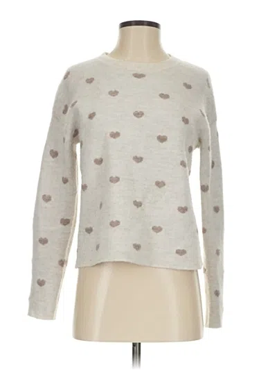Pre-owned Splendid Pullover Sweater In Silver