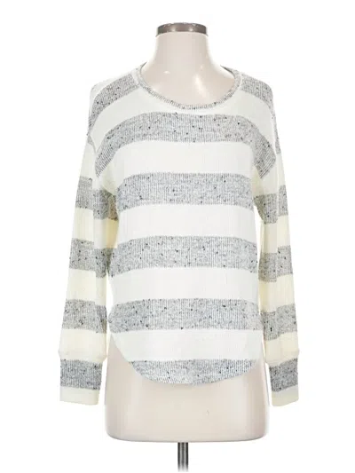 Pre-owned Splendid Pullover Sweater In Silver