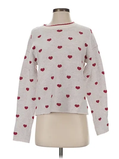 Pre-owned Splendid Pullover Sweater In Silver