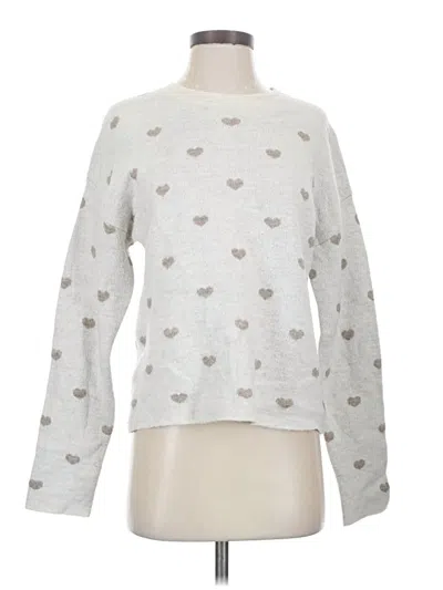 Pre-owned Splendid Pullover Sweater In Silver