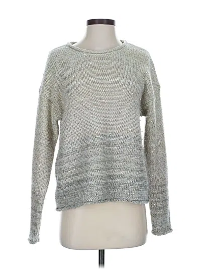 Pre-owned Splendid Pullover Sweater In Silver