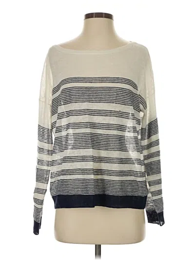 Pre-owned Splendid Pullover Sweater In Silver