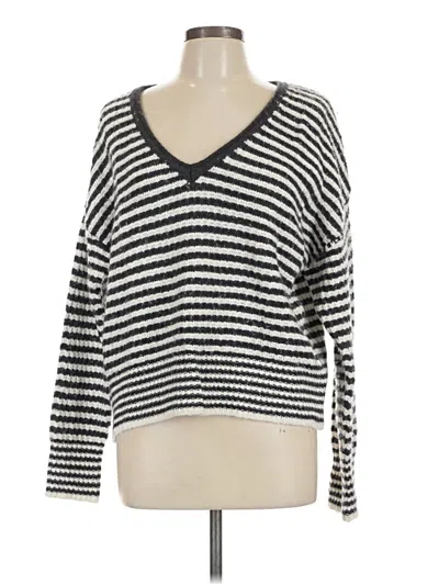 Pre-owned Splendid Pullover Sweater In Silver