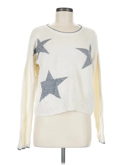 Pre-owned Splendid Pullover Sweater In Silver