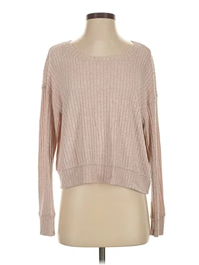 Pre-owned Splendid Pullover Sweater In Tan