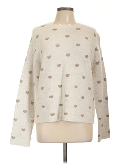 Pre-owned Splendid Pullover Sweater In Tan