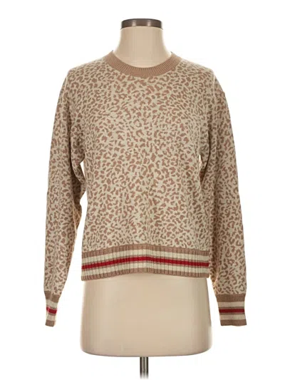 Pre-owned Splendid Pullover Sweater In Tan