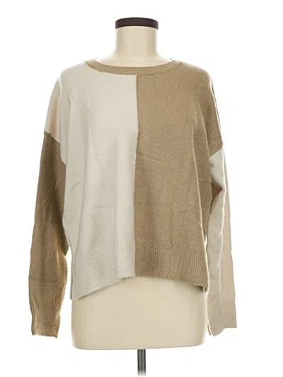 Pre-owned Splendid Pullover Sweater In Tan
