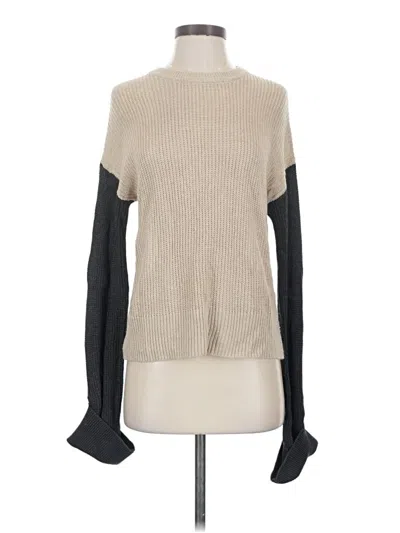 Pre-owned Splendid Pullover Sweater In Tan