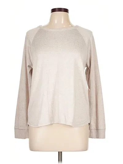 Pre-owned Splendid Pullover Sweater In Tan