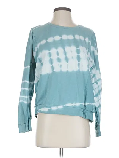 Pre-owned Splendid Pullover Sweater In Teal