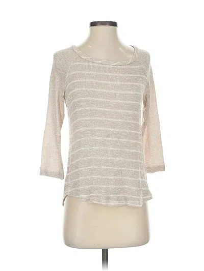 Pre-owned Splendid Pullover Sweater In White