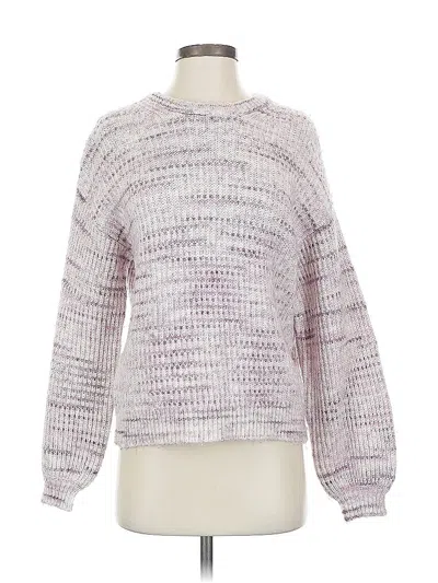 Pre-owned Splendid Pullover Sweater In White