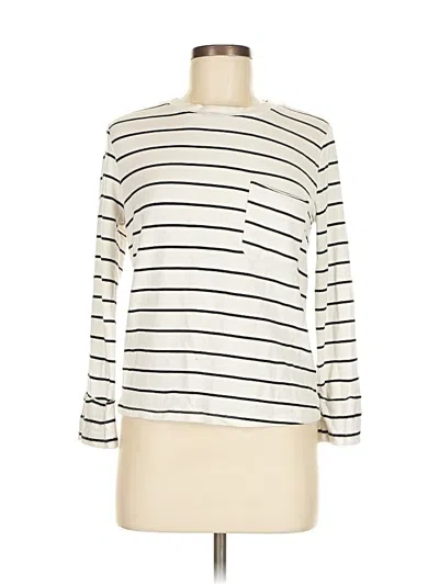 Pre-owned Splendid Pullover Sweater In White