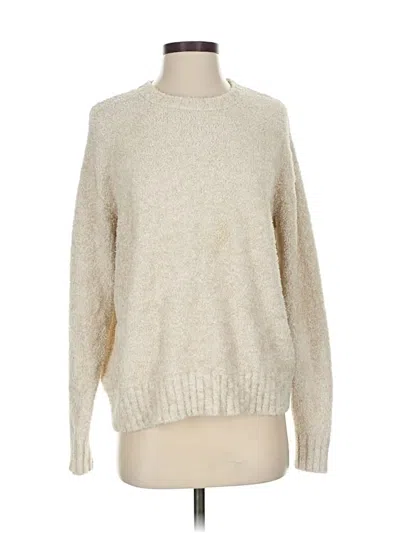 Pre-owned Splendid Pullover Sweater In White