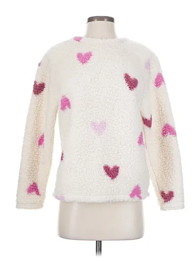 Pre-owned Splendid Pullover Sweater In White