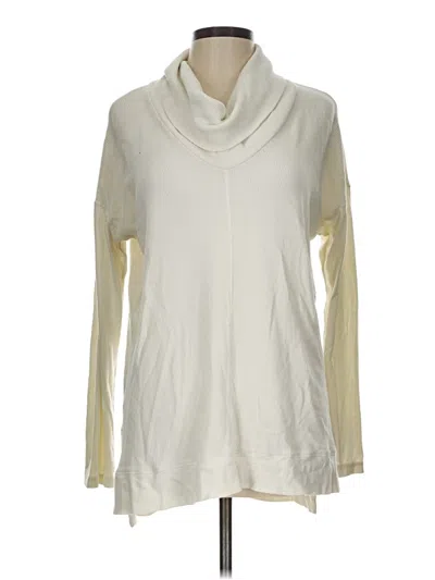 Pre-owned Splendid Pullover Sweater In White