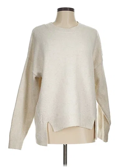 Pre-owned Splendid Pullover Sweater In White
