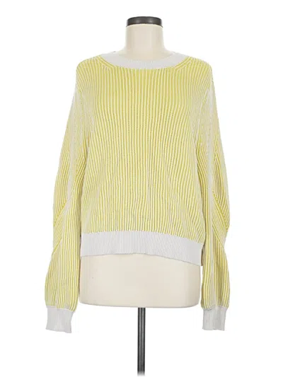 Pre-owned Splendid Pullover Sweater In Yellow