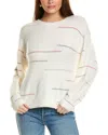 Splendid Quinn Striped Sweater In Brown