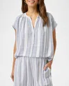 Splendid Raegan Stripe Relaxed Top In Multi