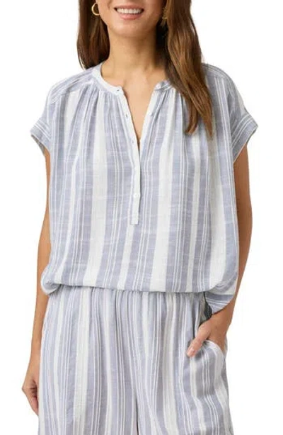 Splendid Raegan Stripe Relaxed Top In Multi