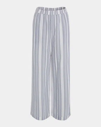 SPLENDID RAEGAN STRIPED LINEN-BLEND PANTS