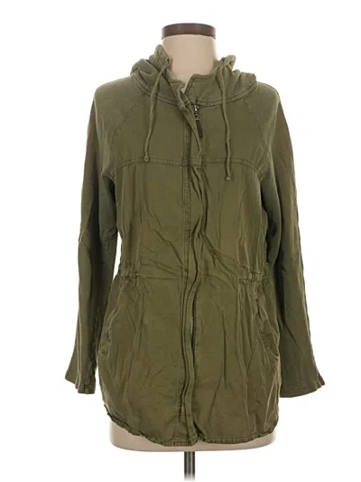 Pre-owned Splendid Raincoat In Green