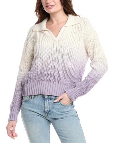 Splendid Raya Polo Sweater In White