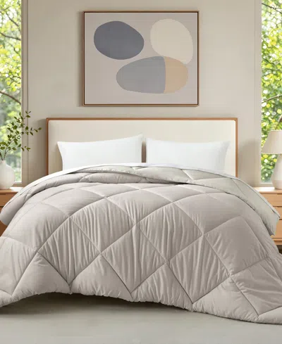 Splendid Reversible Comforter, King In Light Taupe