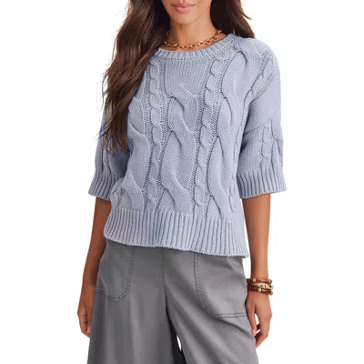 Splendid Rhiannon Cable Knit Sweater In Multi