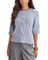 Splendid Rhiannon Cable Knit Sweater In Multi