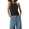Splendid Ribbed Tank Top In Black