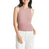Splendid Ribbed Tank Top In Lotus